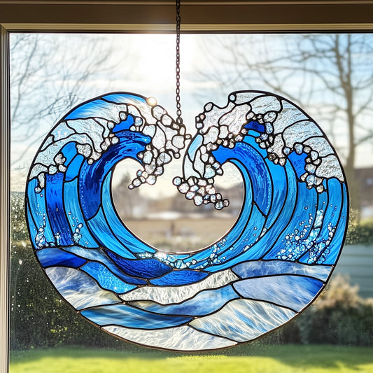 Dancing Waves Window Hanging Suncatcher GFTOAB4711