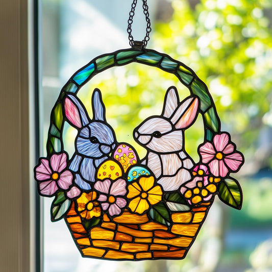 Basketful of Love Window Hanging Suncatcher GFTOAB4910