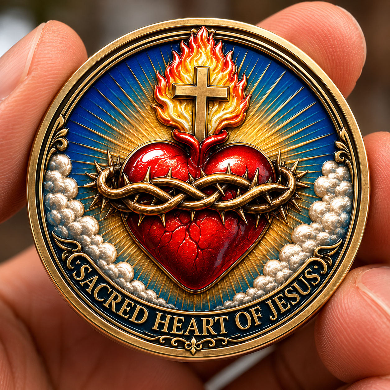 Sacred Heart Radiance Commemorative Coin GFTOHNL1543