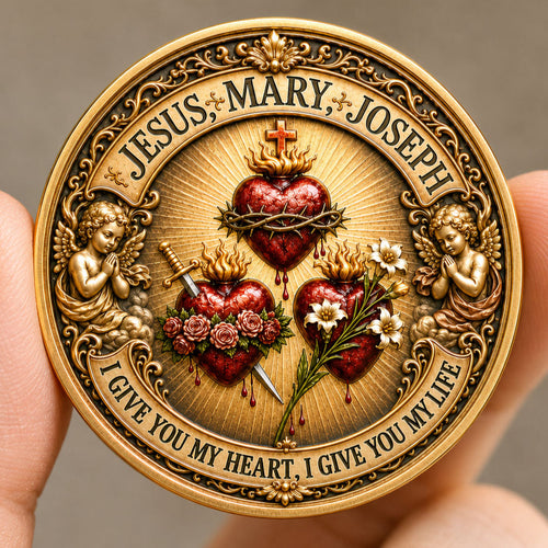 Holy Family Hearts Commemorative Coin GFTOHNL1546