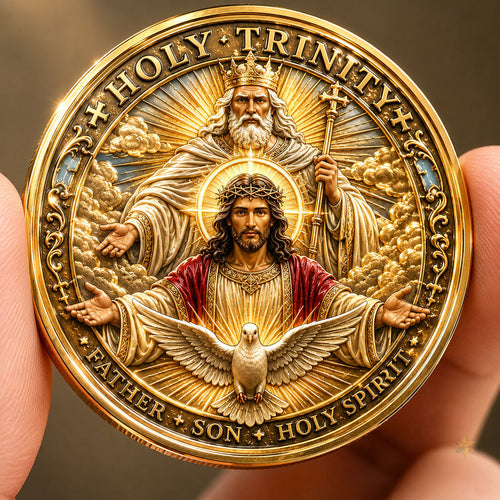 Holy Trinity Father Son Commemorative Coin GFTOHNL1577