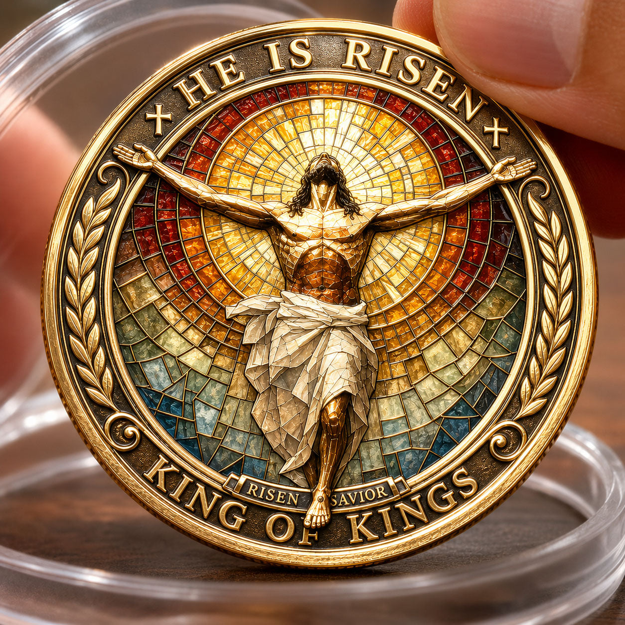 He Is Risen King Of Kings Commemorative Coin GFTOHNL1580