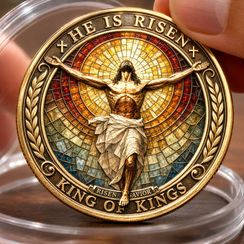 He Is Risen King Of Kings Commemorative Coin GFTOHNL1580