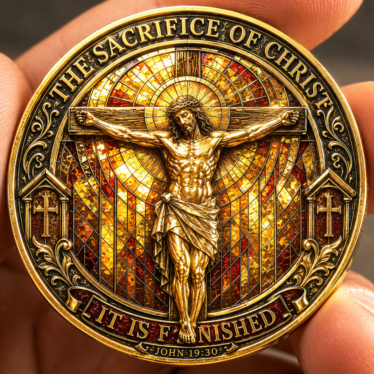 The Sacrifice Of Christ Commemorative Coin GFTOHNL1581