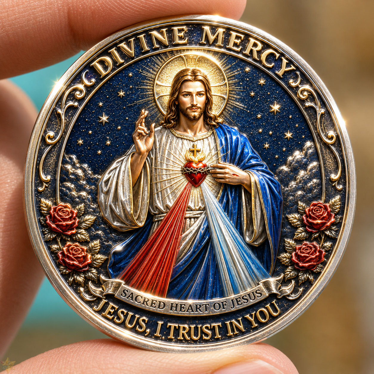 Divine Mercy Jesus Commemorative Coin GFTOHNL1584