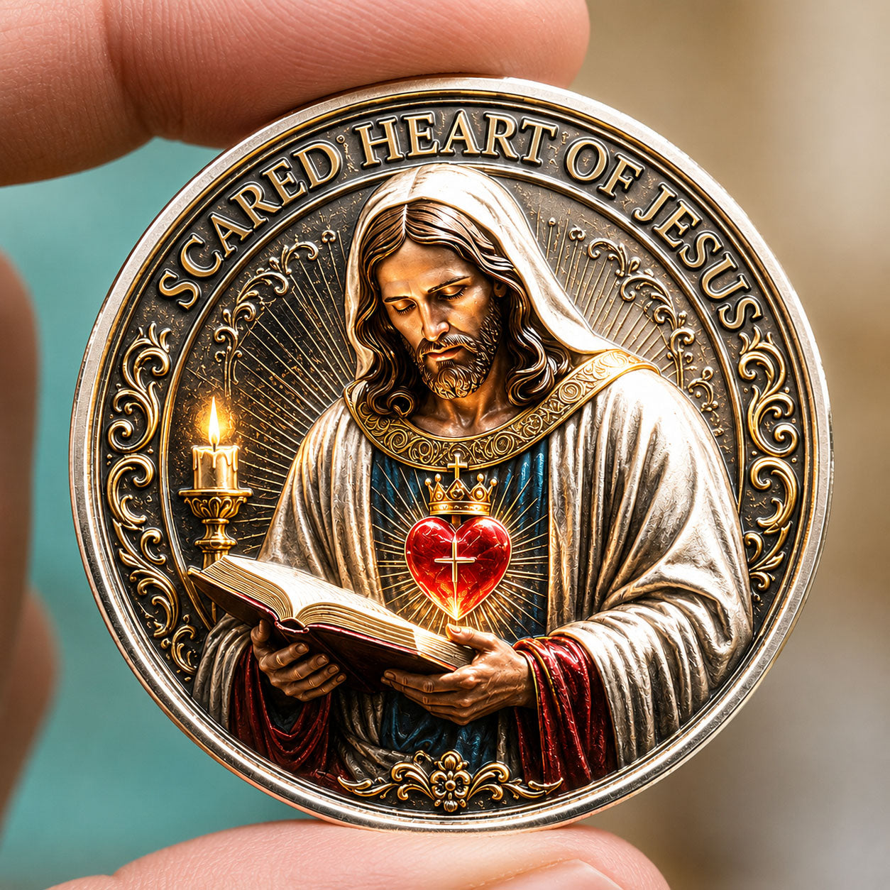 Sacred Heart Of Jesus Commemorative Coin GFTOHNL1586
