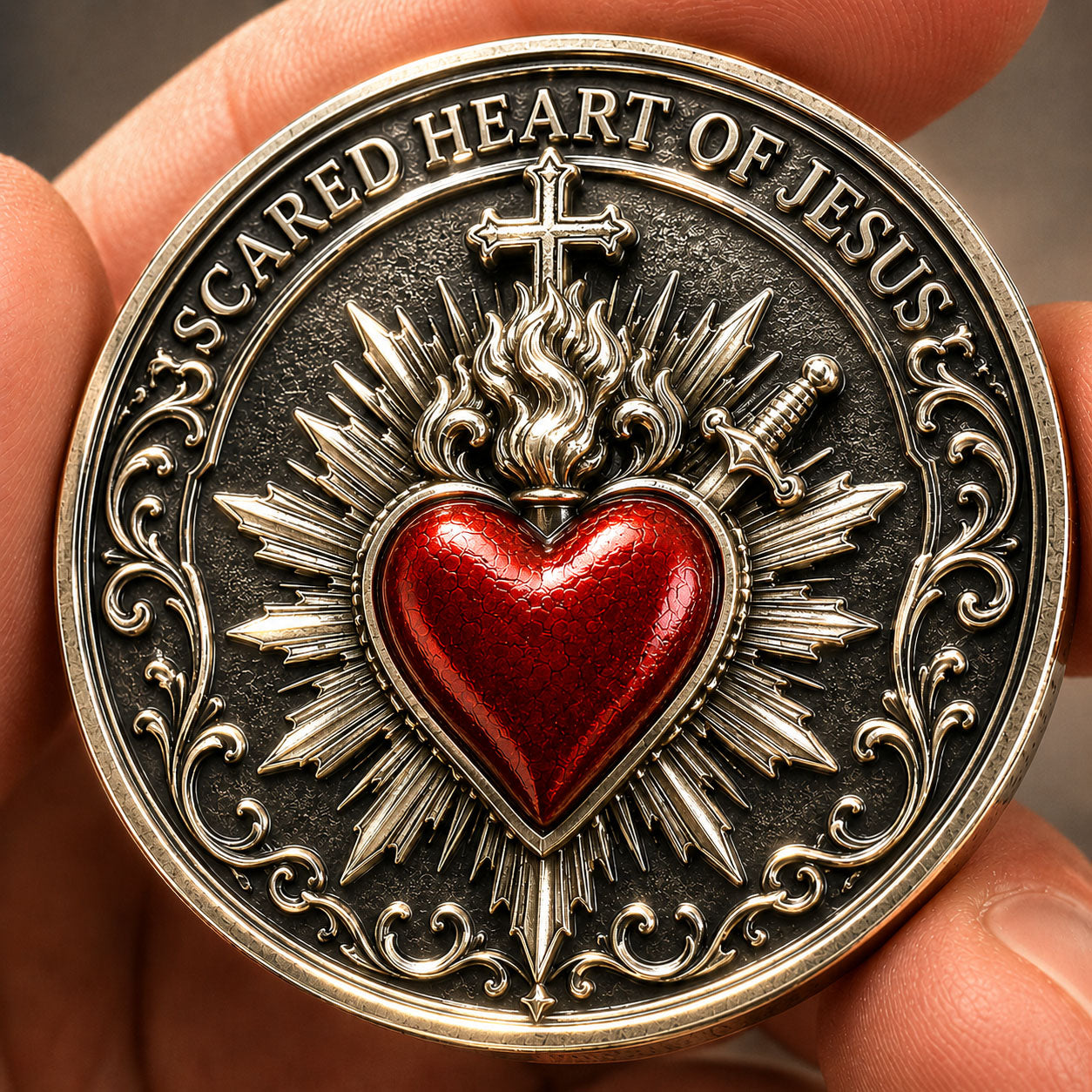 Sacred Heart Emblem Commemorative Coin GFTOHNL1587