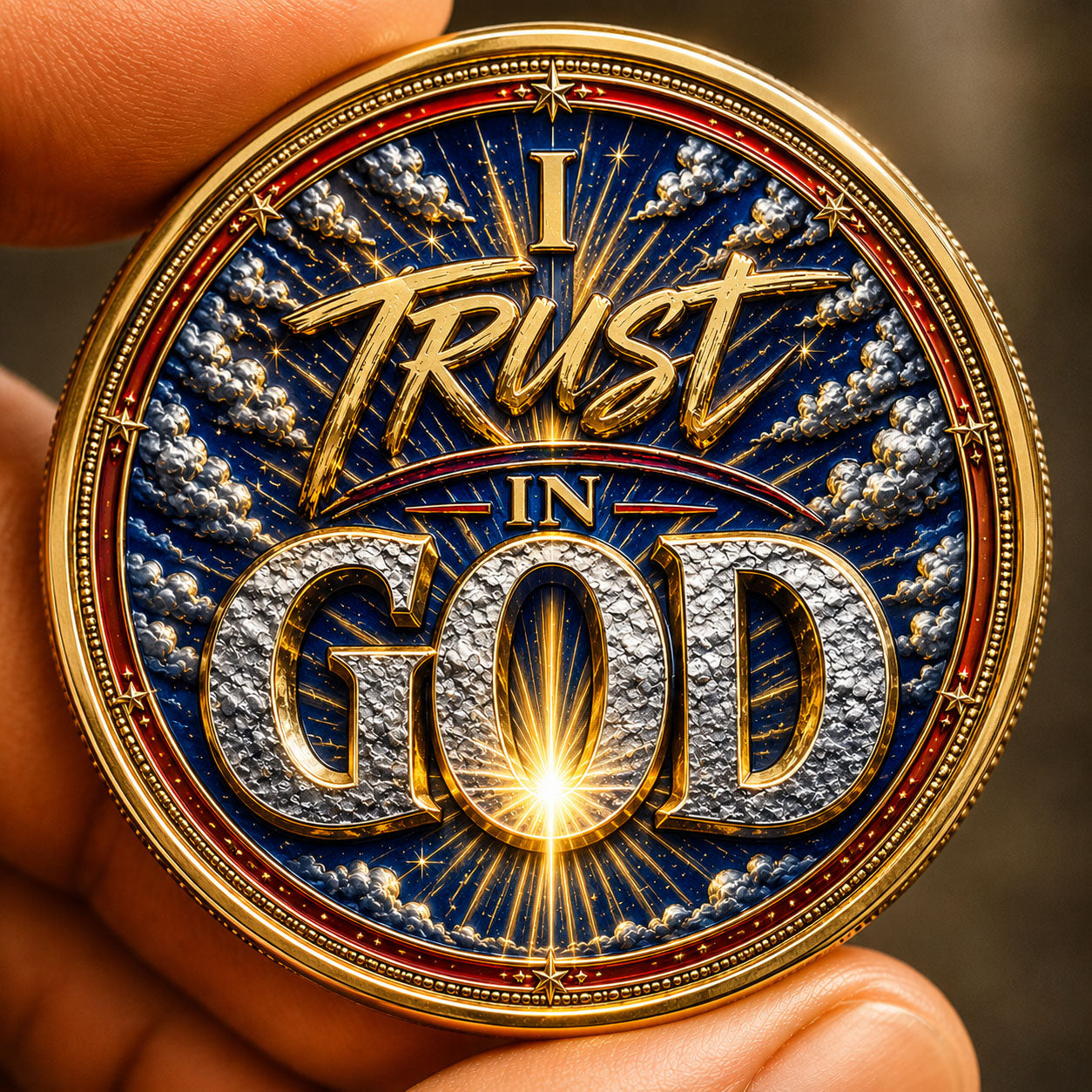I Trust In God Inspirational Commemorative Coin GFTOHNL1614