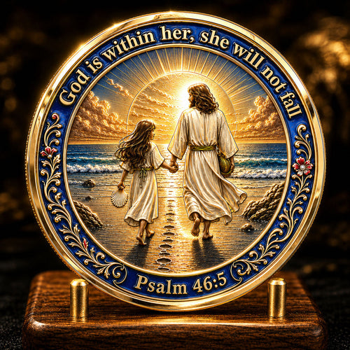 God Is Within Her Psalm 46 5 Commemorative Coin GFTOHNL1615