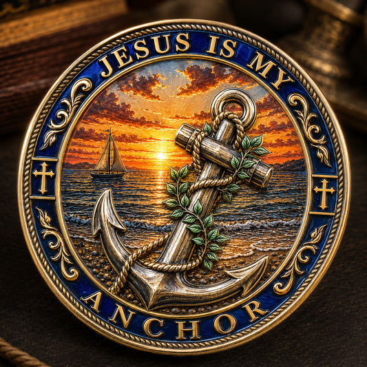 Jesus Is My Anchor Christian Commemorative Coin GFTOHNL1616