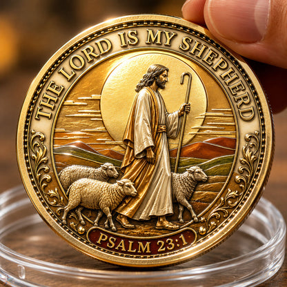 The Lord Is My Shepherd Psalm 23 1 Commemorative Coin GFTOHNL1618