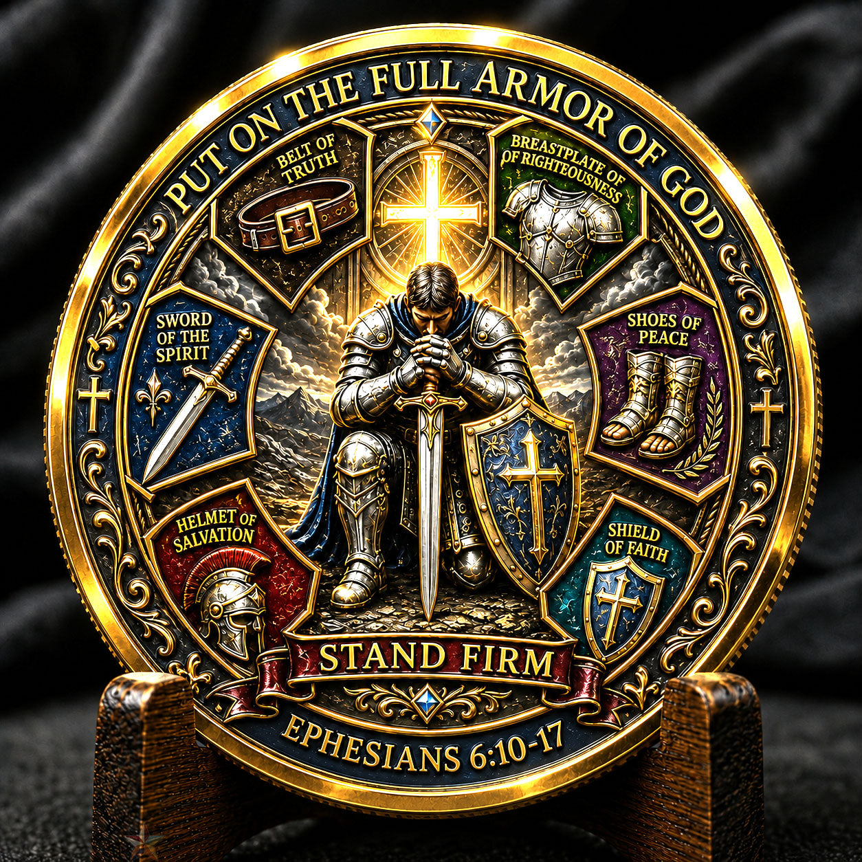 Armor Of God Stand Firm Commemorative Coin GFTOHNL1619