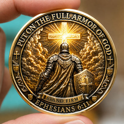 Stand Firm Armor Of God Ephesians 6:11 Commemorative Coin GFTOHNL1622