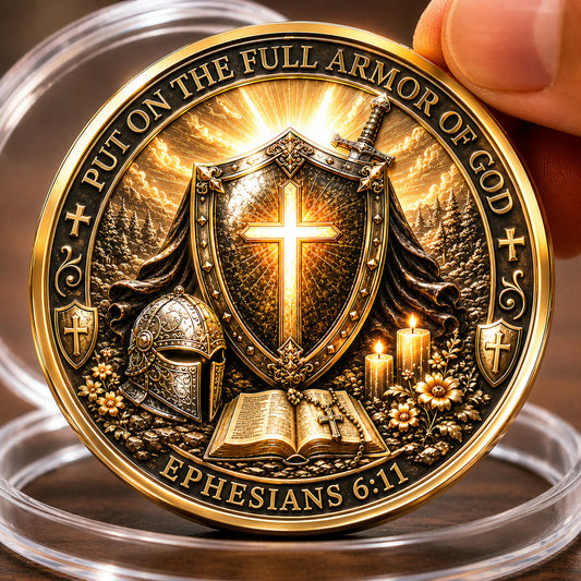 Shield Of Faith Armor Of God Commemorative Coin GFTOHNL1623
