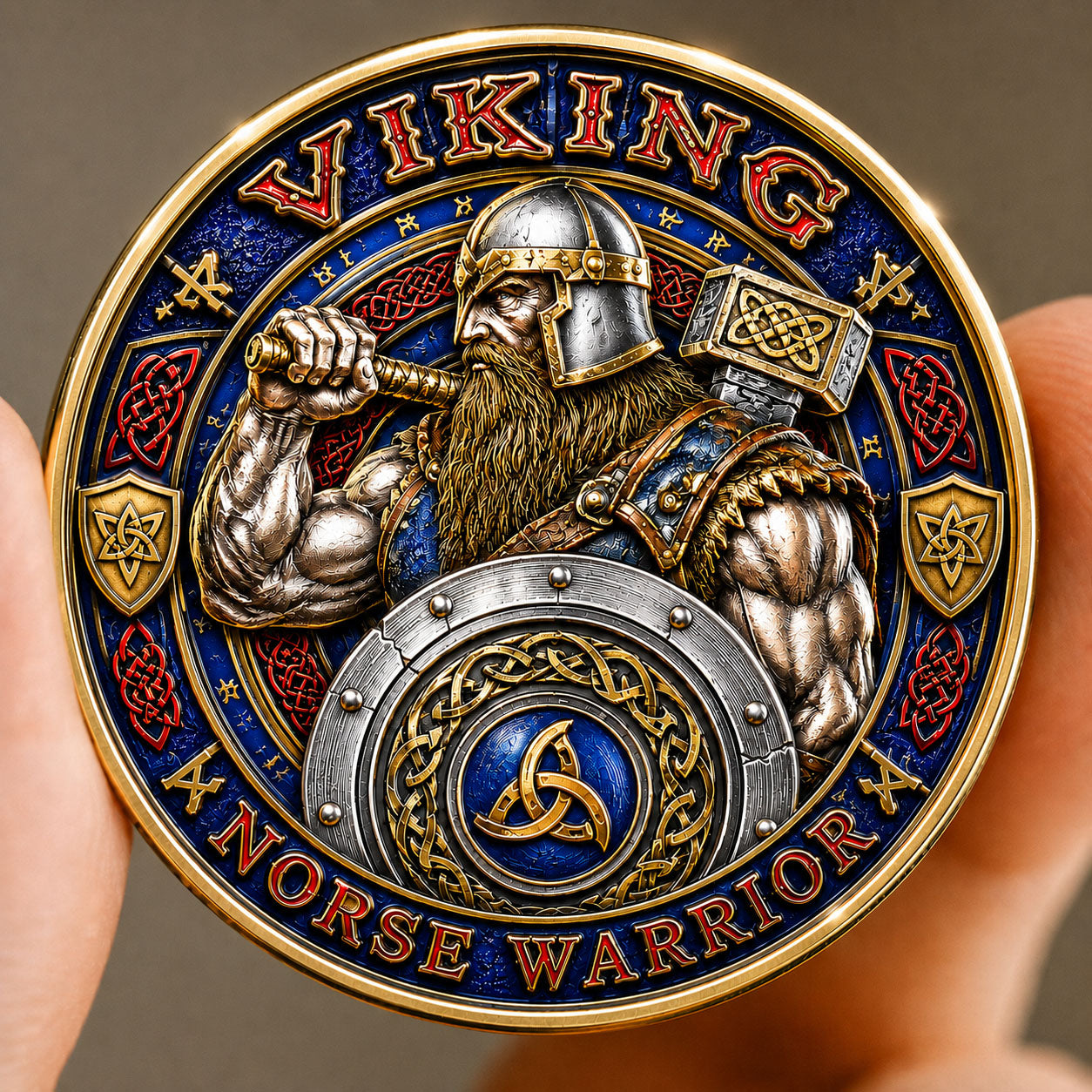 Viking Norse Warrior Commemorative Coin GFTOHNL1627