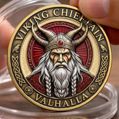 Viking Chieftain Valhalla Commemorative Coin GFTOHNL1632