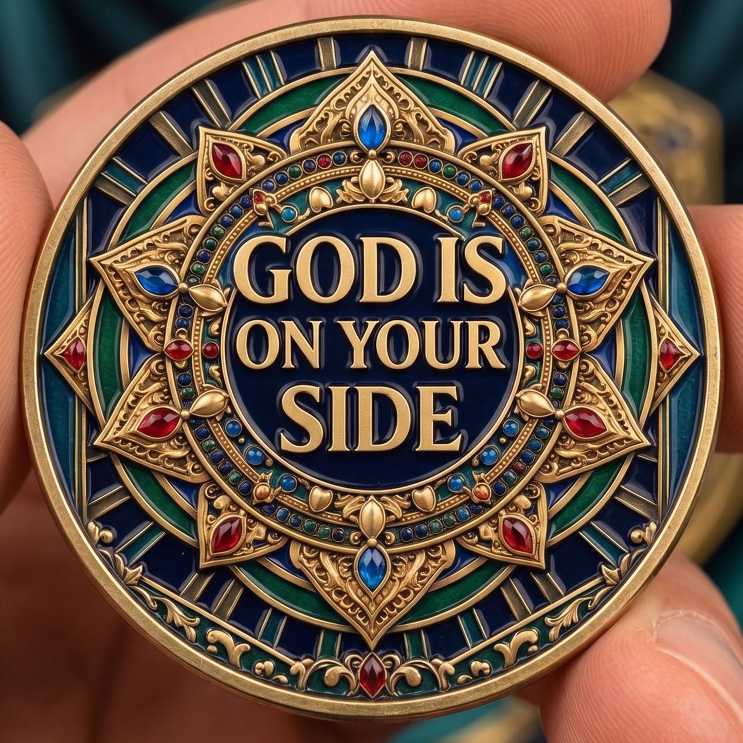 God Is On Your Side Inspirational Commemorative Coin GFTOHNL1668