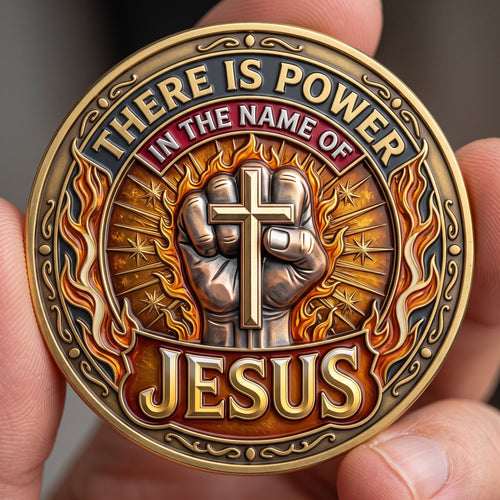 There Is Power In The Name Of Jesus Commemorative Coin GFTOHNL1669