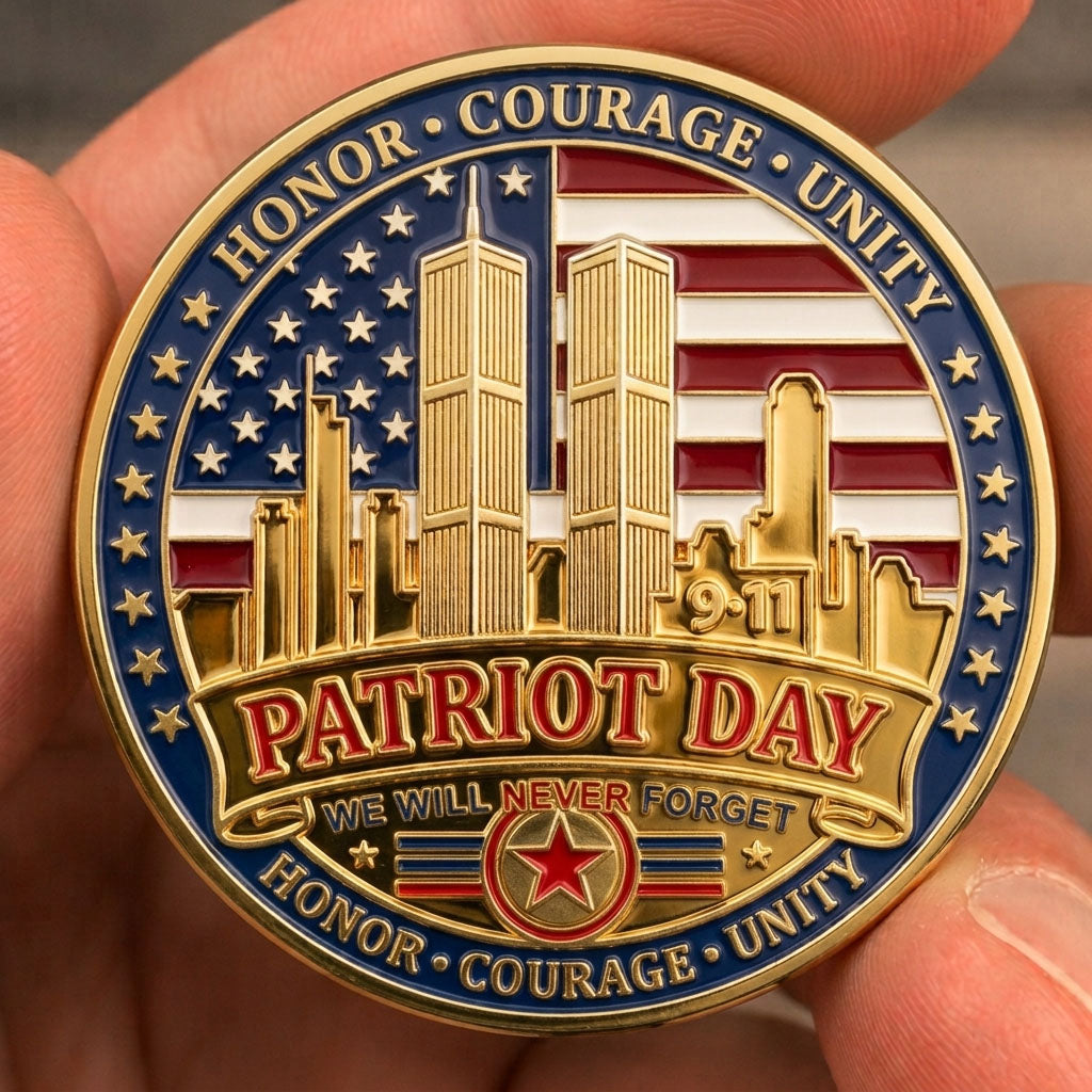 Patriot Day Honor Courage Unity Commemorative Coin GFTOHNL1713
