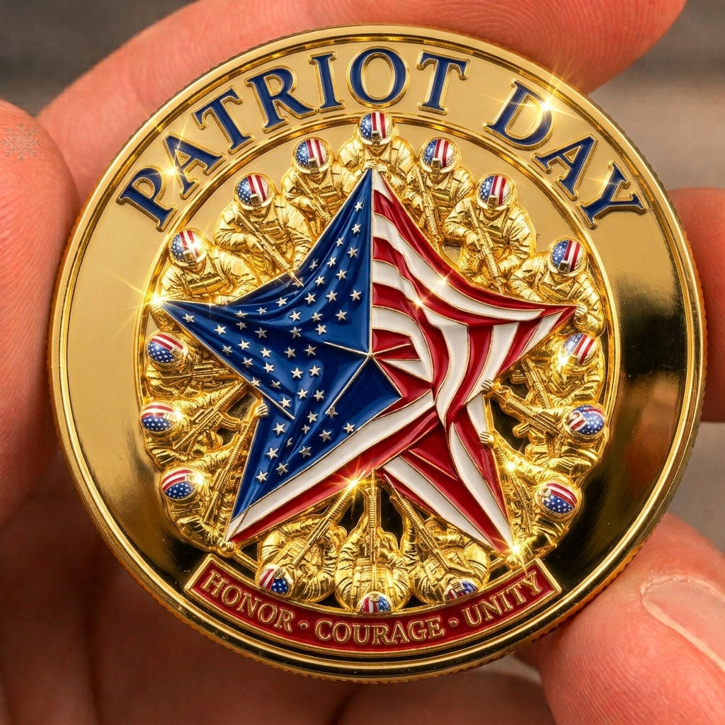Patriot Day Honor Courage Unity Star Commemorative Coin GFTOHNL1714