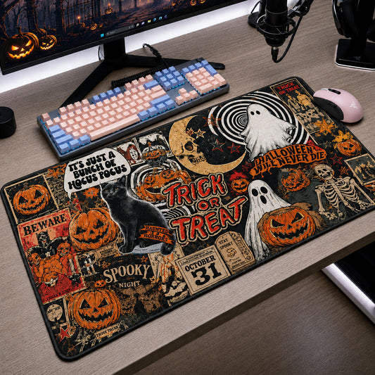 Vintage Trick Or Treat Desk Mat GFTOHNL1769