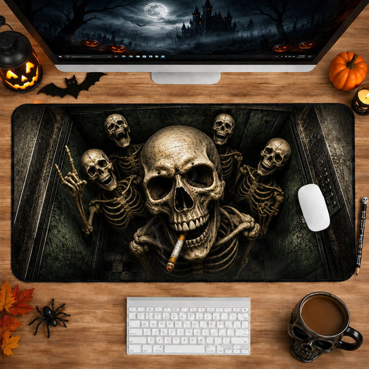 Coffin Skeleton Party Desk Mat GFTOHNL1775
