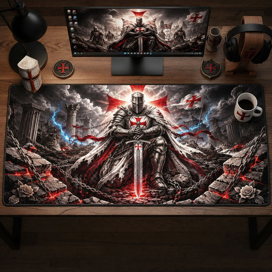Crusader Of Divine Valor Desk Mat GFTOHNL1777