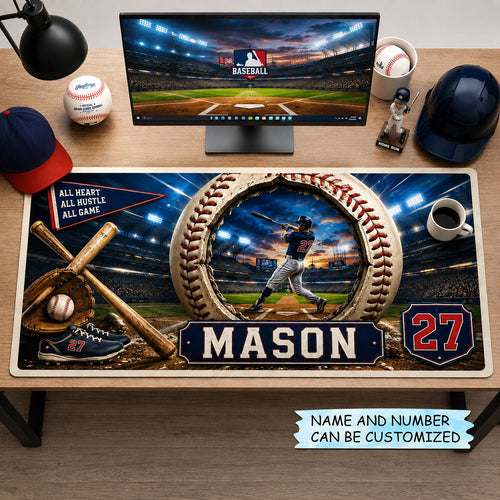 Personalized Baseball Portal Desk Mat QTCUZ GFTOHNL1820