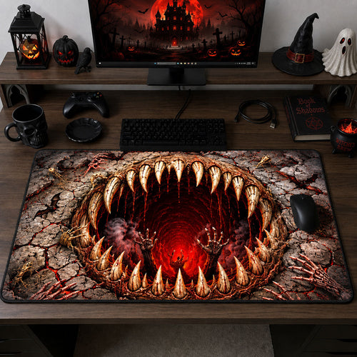 Hellmouth Abyss Horror Halloween Desk Mat GFTOHNL1846