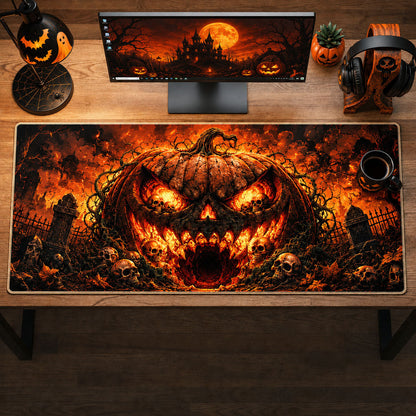 Infernal Pumpkin Nightmare Desk Mat GFTOHNL1849