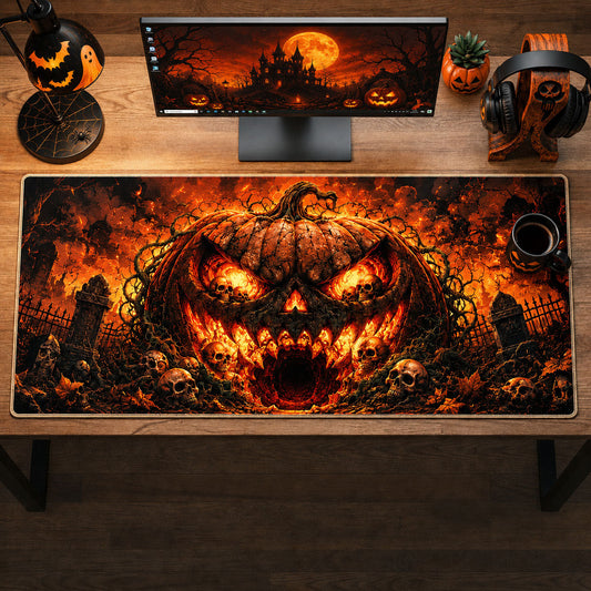 Infernal Pumpkin Nightmare Desk Mat GFTOHNL1849