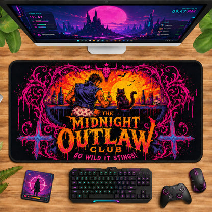 Midnight Outlaw Club Gaming Desk Mat GFTOHNL1855