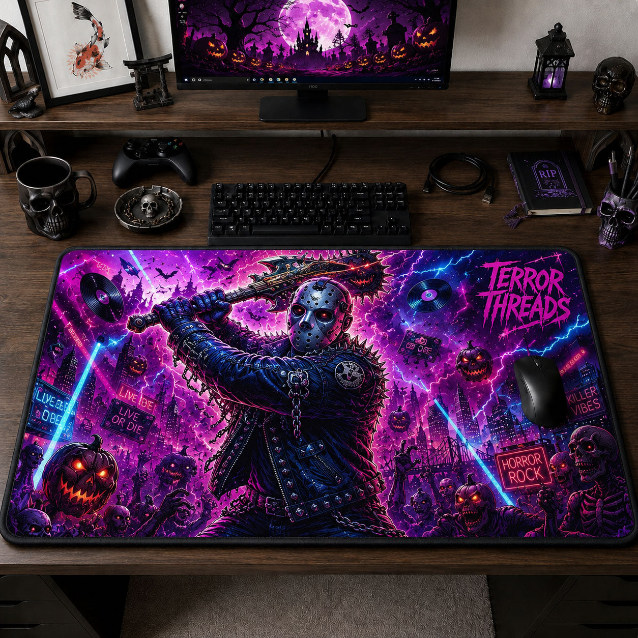 Terror After Midnight Desk Mat GFTOHNL1894