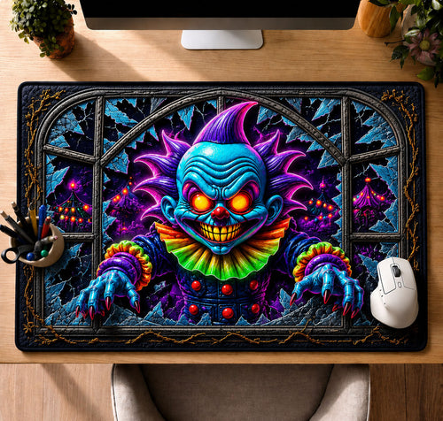 Neon Nightmare Clown Desk Mat GFTOHNL1997