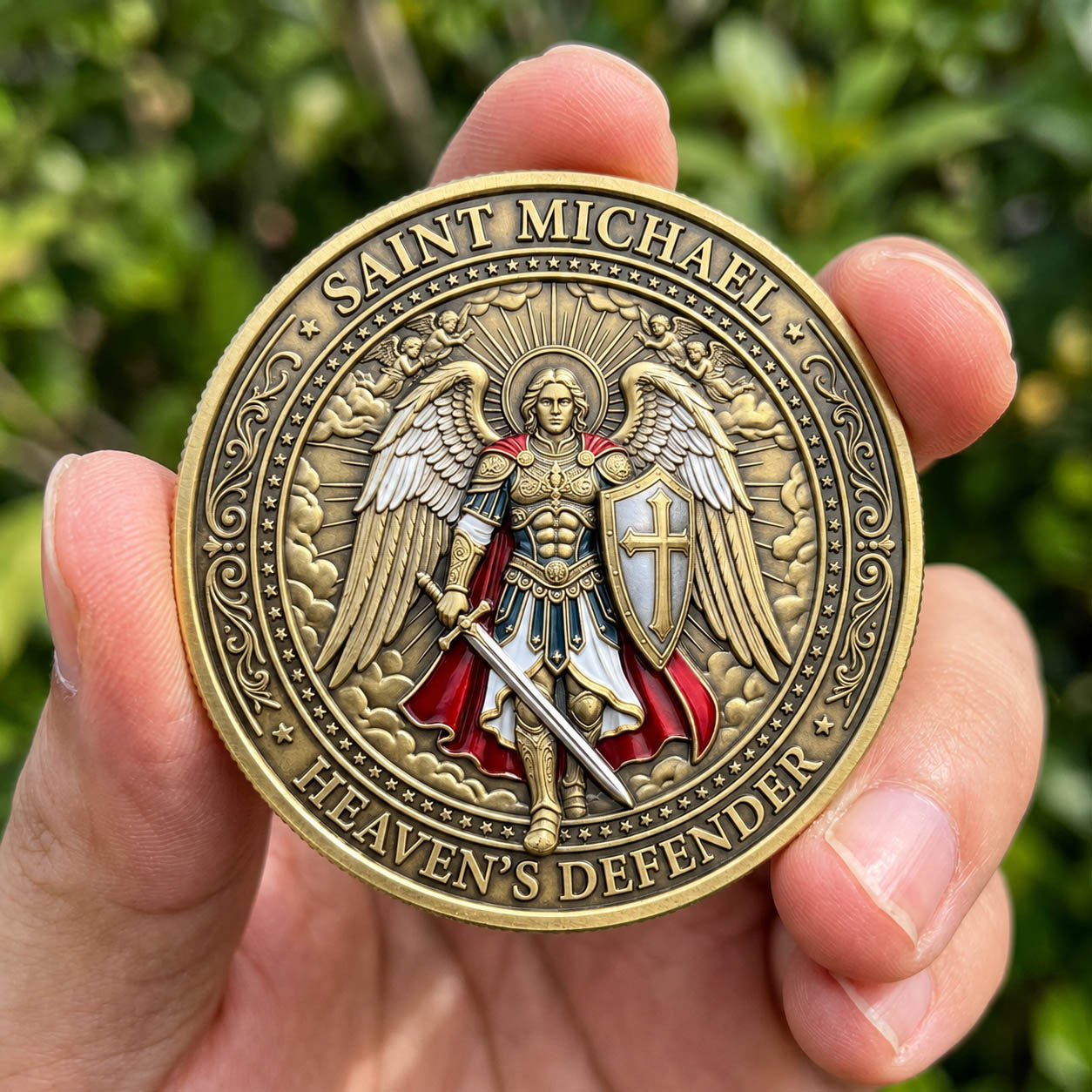 Saint Michael The Archangel Commemorative Coin GFTOLAN1250