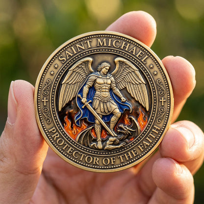 Saint Michael The Archangel Commemorative Coin GFTOLAN1252