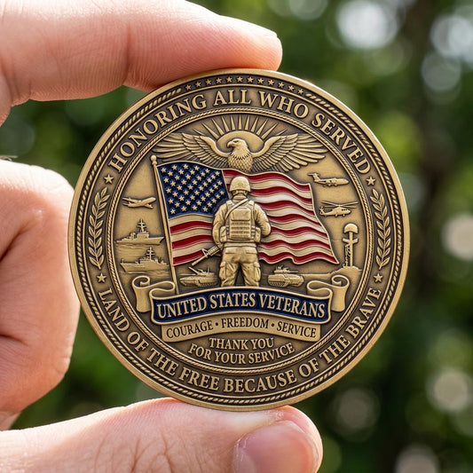 Veteran Day USA Commemorative Coin GFTOLAN1296