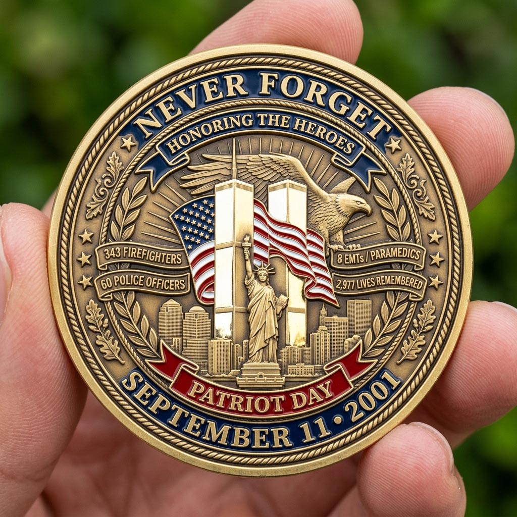 US Patriot Day Commemorative Coin GFTOLAN1307
