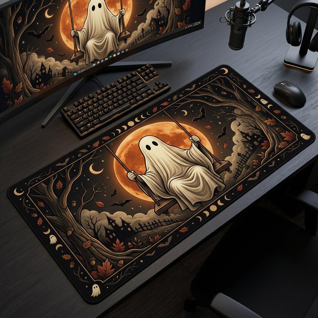 Halloween Ghost Desk Mat GFTOLAN1337