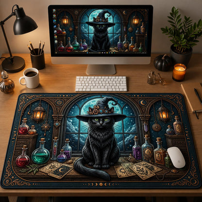 Mystical Witch Cat Desk Mat GFTOLAN1368