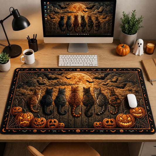 Halloween Cats Moon Desk Mat GFTOLAN1371