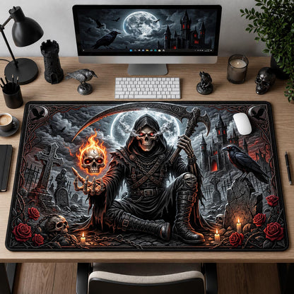 Grim Reaper Skull Desk Mat GFTOLAN1415