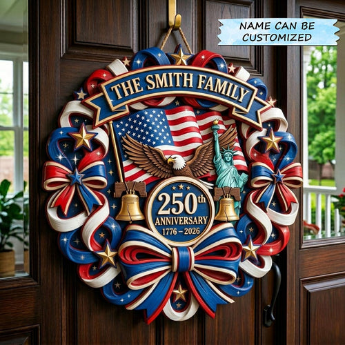 Liberty Legacy Wooden Door Sign QTCUZ GFTOMA11916