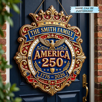 Liberty Spirit Wooden Door Sign QTCUZ GFTOMA11955