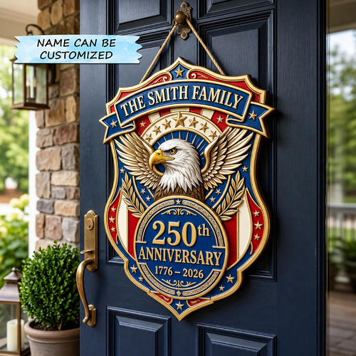 Patriot Legacy Wooden Door Sign QTCUZ GFTOMA11958