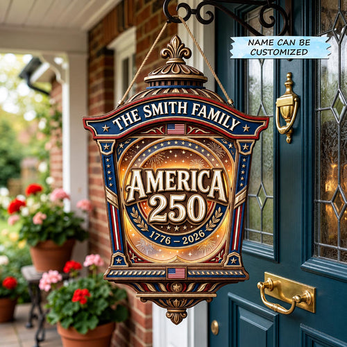 Liberty Legacy Wooden Door Sign QTCUZ GFTOMA11965