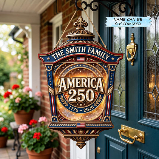 Liberty Legacy Wooden Door Sign QTCUZ GFTOMA11965