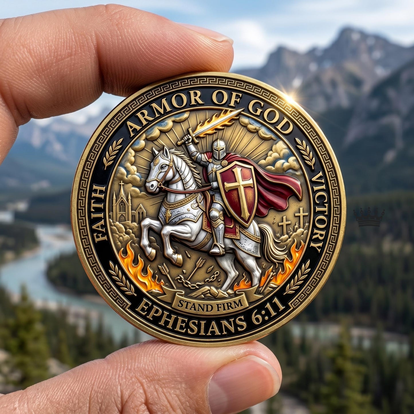 Full Armor Of God Commemorative Coin GFTOMA12761