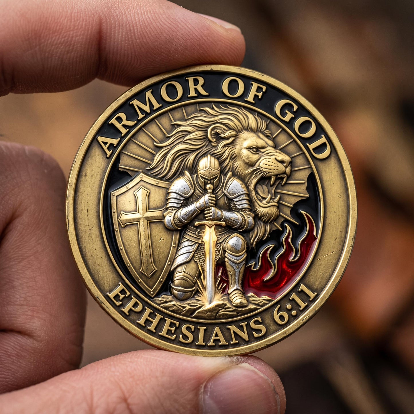 Full Armor Of God Commemorative Coin GFTOMA12769