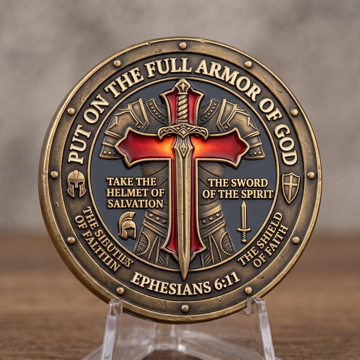 Full Armor Of God Commemorative Coin GFTOMA12809